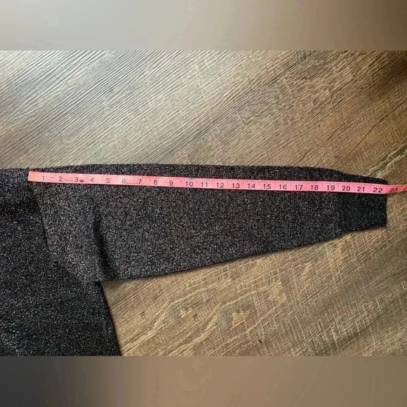 90s Dressbarn women’s black rainbow metallic sparkle sweater turtleneck medium - Picture 14 of 16